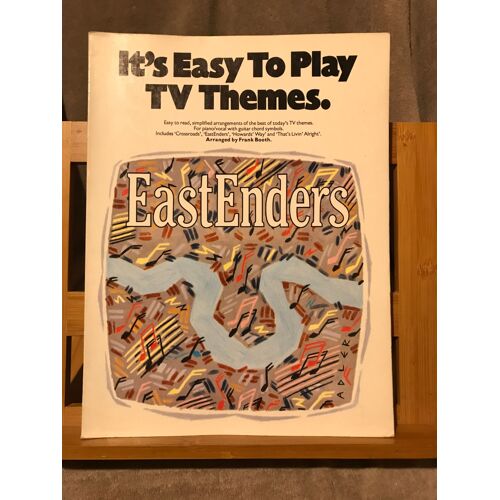 It's Easy To Play Tv Theme Partition Piano Accords F. Booth Ed. Wise Publication