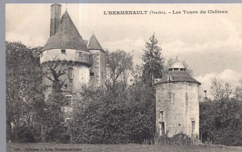 Carte Postale De L' Hermenault (Vendée) Les Tours Du Château