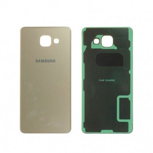 Vitre Arrière ( Cache Batterie) Pour Samsung A5 2016 (A510f) Or/Gold Logo + Ce
