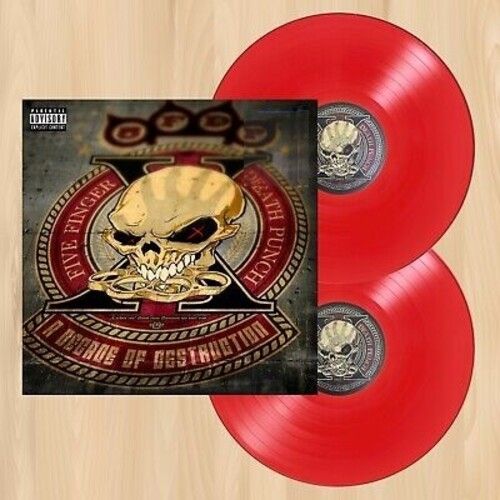 Five Finger Death Punch - A Decade Of Destruction - Crimson Red [Vinyl Lp] Explicit, Red, Colored Vinyl, Gatefold Lp Jacket, Ltd Ed