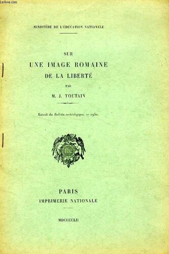 Sur Une Image Romaine De La Liberte