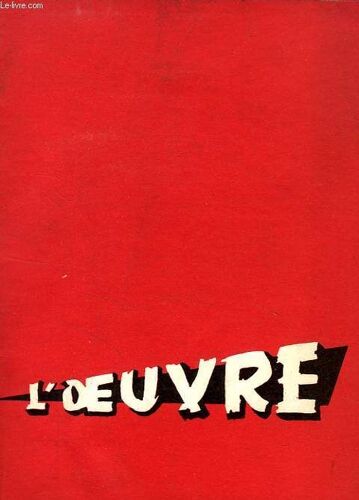 Theatre De L'oeuvre (Programme)