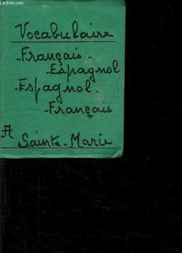 Vocabulario Frances Espanol, Espanol Frances.