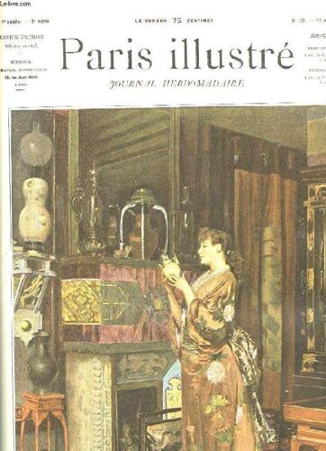 Paris Illustre. Journal Hebdomadaire. N°30. 5 Eme Annee. 2eme Serie. Bibelots Chinois
