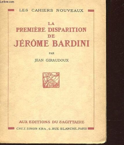 La Premiere Disparition De Jerome Bardini