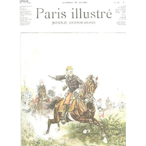 Paris Illustre. Journal Hebdomadaire. N°113. 8 Eme Annee. 3 Eme Serie. Au Feu!