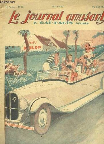 Le Journal Amusant & Gai-Paris Réunis, 86e Année - N°22 : Les Nouveaux Bergers