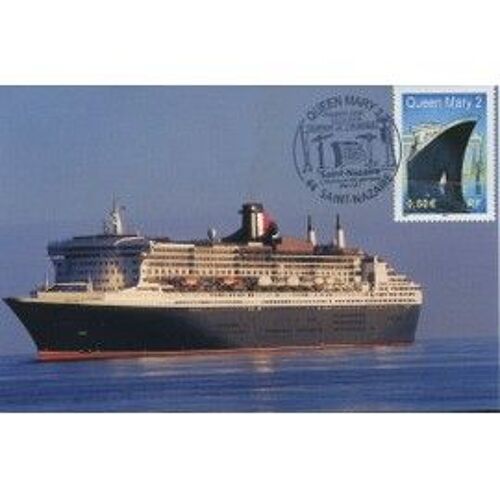 Premier Jour Paquebot Queen Mary 2 Construit À Saint-Nazaire