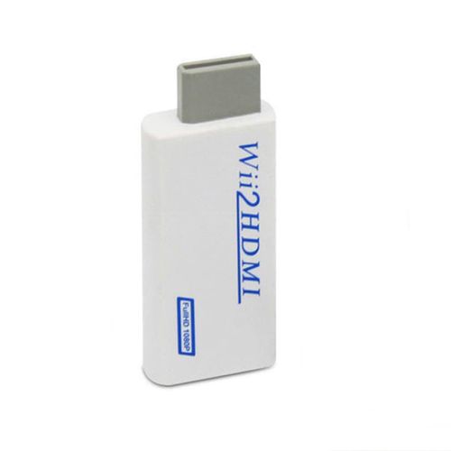 Adaptateur Nintendo Wii vers HDMI Full HD 1080p Blanc