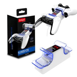 Base Éclairée Pour Manette De Jeu Ps5 Manette Sans Fil Ps5 Chargeur À Double Siège Base De Charge À Double Poignée Ps5[1pcs]