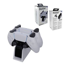 Siège De Contrôleur Sans Fil Ps5 Chargeant Le Contrôleur De Jeu Ps5 Double Siège Chargeant La Base De Charge De La Poignée Ps5 Avec Câble De Charge[1pcs]