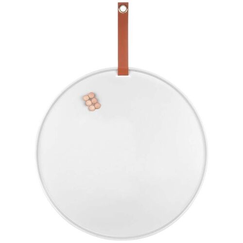 Tableau rond mémo en fer Perky