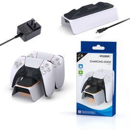 Poignée Sans Fil Ps5 Charge Rapide Siège Charge P5 Jeu Poignée Double Siège Charge Ps5 Poignée Base De Charge Avec Taureau De Feu[1pcs]