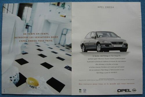 Publicité Papier - Voiture Opel Omega De 1996