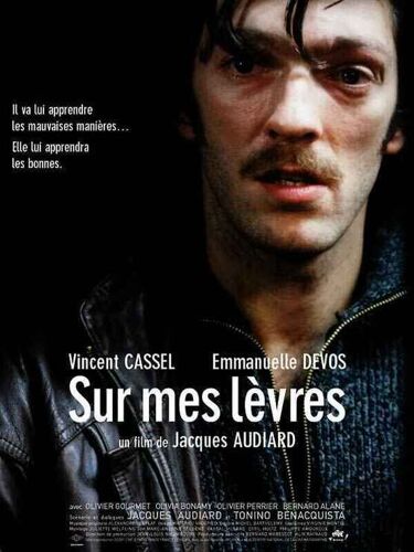 Sur Mes Lèvres /  Vincent Cassel - Véritable Affiche De Cinéma Pliée - Format 60x160 Cm - De Jacques Audiard Avec Emmanuelle Devos, Olivier Gourmet, Olivier Perrier, Olivia Bonamy - 2001