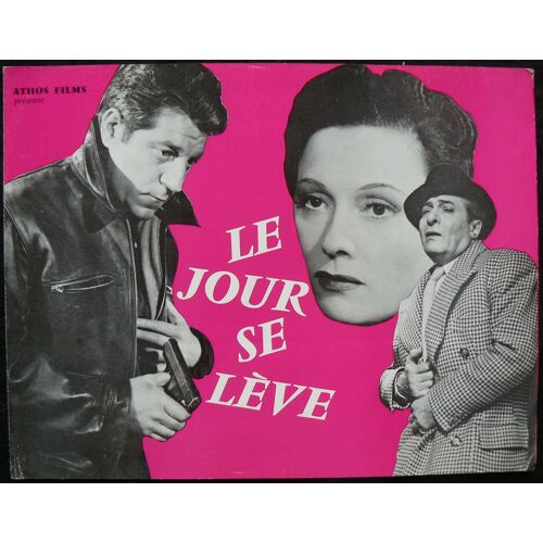 Jean Gabin * Le Jour Se Leve * Marcel Carne - 1939 - Plaquette De Présentation Du Film * 4 Pages * 24*31 Cm * Livret De Cinéma Des Années 60 * Jean Gabin ; Arletty ; Jules Berry ; Bernard Blier