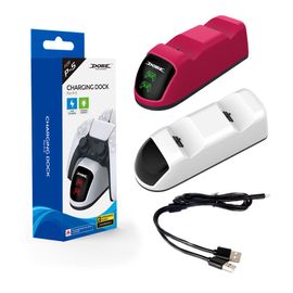 Chargeur De Siège De Contrôleur Ps5 Avec Indicateur Led Contrôleur De Jeu Sans Fil Ps5 Chargeur De Siège Double Pour Locomotive Chargeur Ps5