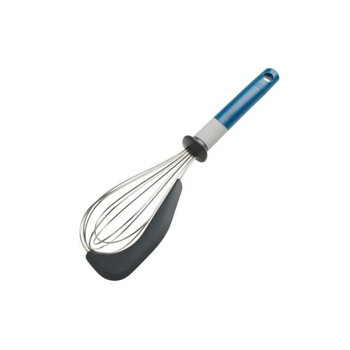 Tasty 678031 Fouet De Cuisine, Fouet De Pâtisserie, Fouet Avec Spatule, Fouet Avec Raclette, Ustensile De Pâtisserie, Acier Inoxydable, Silicone, 31,5 X 7 Cm