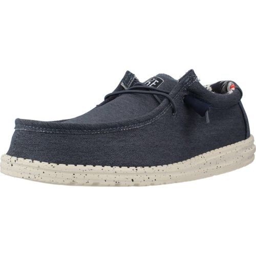 Hey Dude Wally Stretch Canvas Colour Bleu