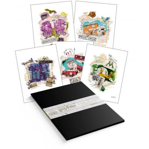 Noname Harry Potter - Set De 10 Lithographies '36x28'