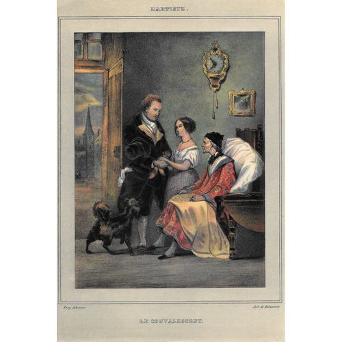 Lot De 4 Gravures Publicitaire Hepatrol Medecine Delaunois