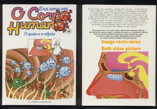 Bd Livre Book Livro Era Uma Vez O Corpo Humano N° 14 O Gosto E O Olfato Le Goût E L'odorat