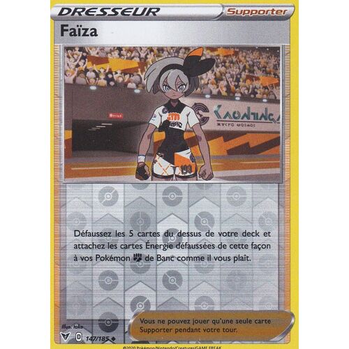 Carte Pokemon - Faïza - 147/185 - Reverse - Épée Et Bouclier 4 - Voltage Éclatant - Eb4 - Vf
