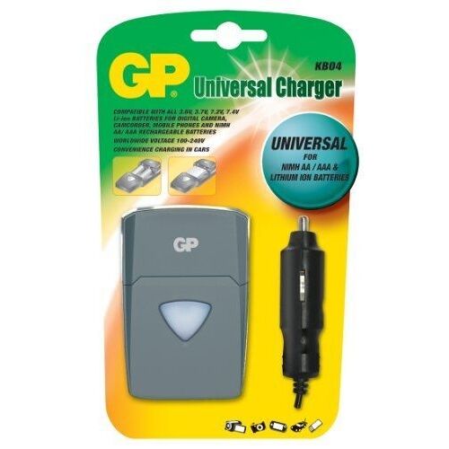 Gp - Chargeur Universel Pour Appareil Photo/Caméscope/Téléphone Portable Et Les Piles Rechargeables Aa/Aaa