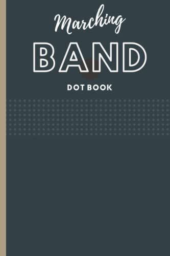 Marching Band Dot Book - Navy Marching Band Director Notebook
