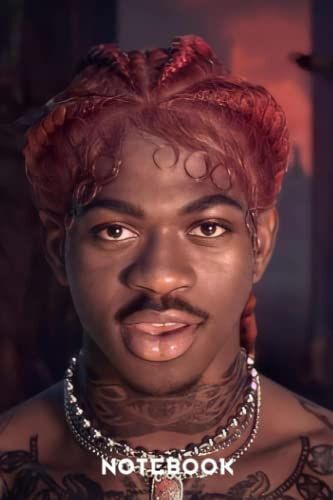 Notebook : Lil Nas X Notebook Lined 6x9 100 Pages Diary Or Notepad | Thankgiving Notebook |Mother Day Father Day Notebook #961