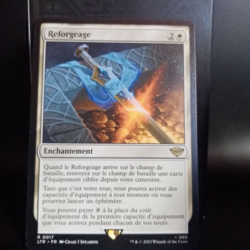 Reforgeage Le Seigneur Des Anneaux : Chroniques De La Terre Du Milieu Carte Magic