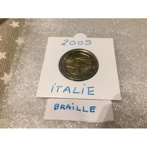 Piece De 2 Euros Italie 2009 Neuve Protegee Sous Pochette Cartonnee