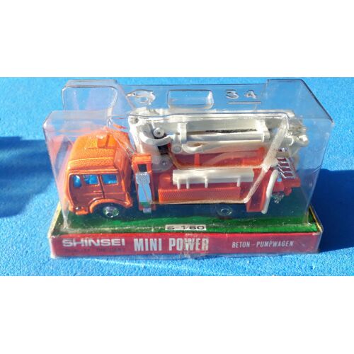 Shinsei 4334 - Mercedes Benz Pompe À Béton Orange 1:60-Shinsei