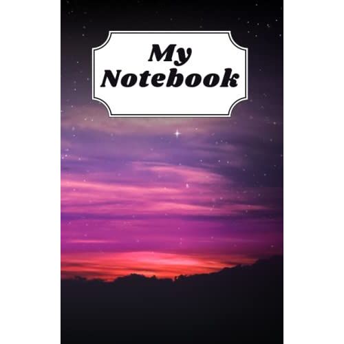 Sunset Composition Notebook Journal: 5.5 X 8.5 Inch Ruled Book For Kids, Girls , Boys, School & College Student, Also For Office Purposes