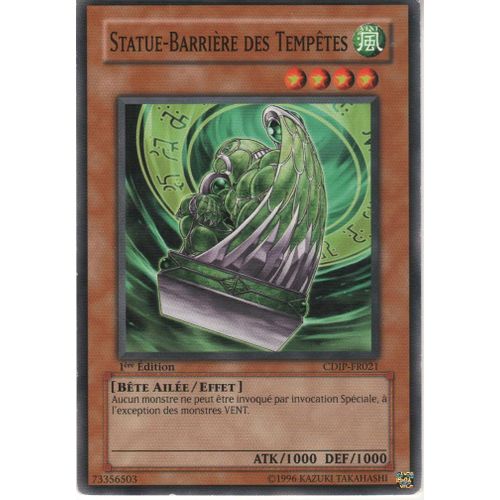 Statue Barrière Des Tempêtes - Yu-Gi-Oh - Cdip-Fr021