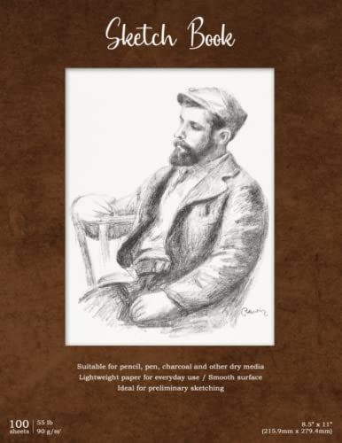 Everyday Sketch Book For Drawing: Lightweight Sketch Pad 8.5 X 11, Economical Paper For Dry Media