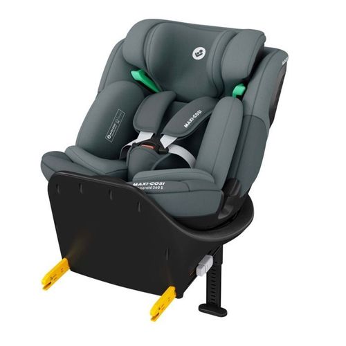 Maxi-Cosi Siège Auto Évolutif Pivotant Emerald 360s, De La Naissance À 12 Ans (150cm), Tonal Graphite