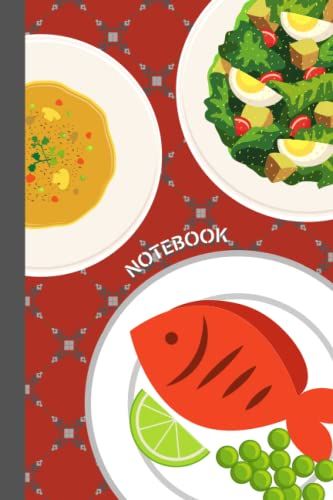 This Is My Notebook Delicious Food Pattern : Notebook Journal (6x9): Delicious Food Pattern Cover, Composition Notebook, Notebook,100 Pages, 6x9, ... Use, Writing, Journal, Notes, Letters