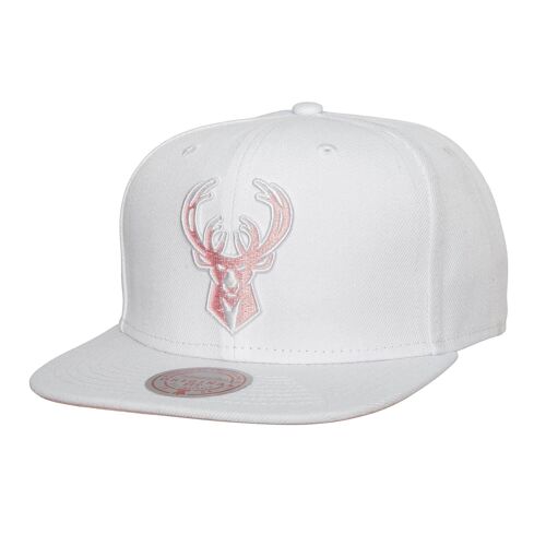 Mitchell & Ness Snapback Cap Summer Suede Milwaukee Bucks