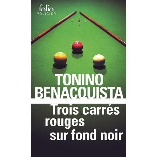 Trois Carres Rouges Sur Fond Noir