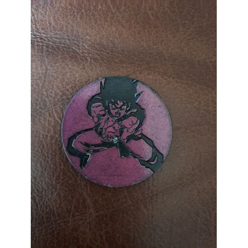 Pog Vintage Dégommeur Slammer Dragon Ball Z Caps Goku Violet Année 90 Dbz