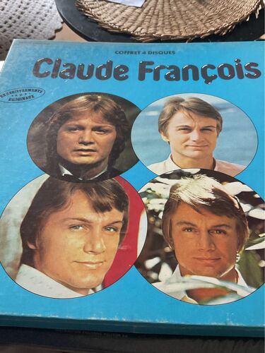 Coffret 4 Vinyles Originaux Claude François