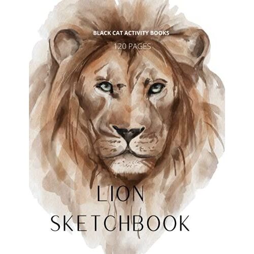 Lion Sketchbook: 120 Pages