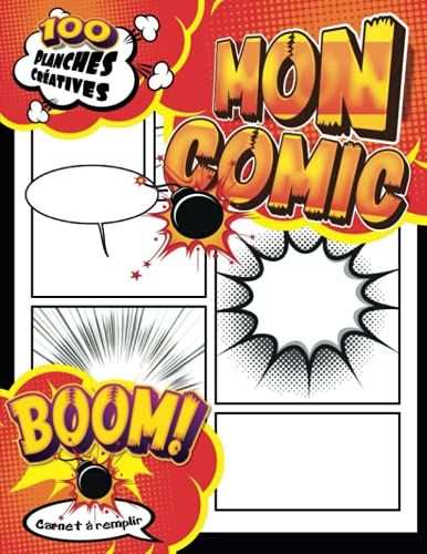 Bande Dessinée À Remplir: Carnet De Dessin Et D'activités Manuelles Pour Enfants Afin De Créer Leur Propre Bande Dessinée Facilement