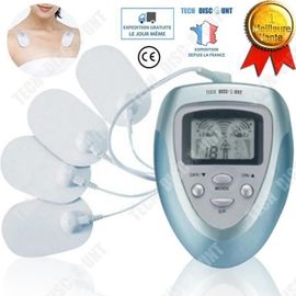 Électrostimulateur Tens Anti Douleur Et Électrostimulation Musculaire Antidouleur Abdos Fessier Massage Visage Médical Vibration
