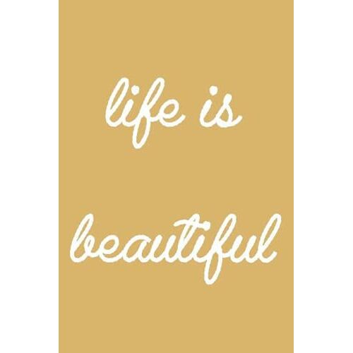 Life Is Beautiful: Simple Composition Notebook