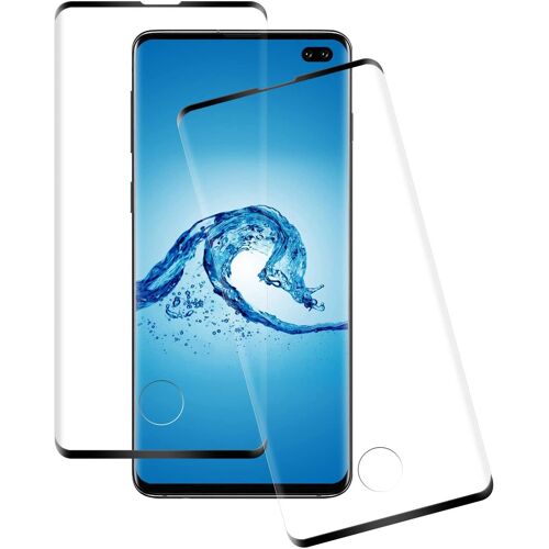 2 Pack Verre Trempé Samsung Galaxy S10 Plus, Samsung S10 Plus Verre Trempe, Verre S10 Plus Protecteur D'écran En Ultra Mince, Anti-Rayures+Sans Bulle D'air, Anti-Empreintes