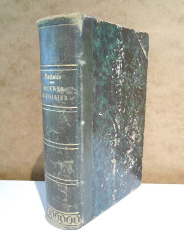 Voltaire Oeuvres Choisies Edition Du Centenaire 30 Mai 1878 / Réf59967