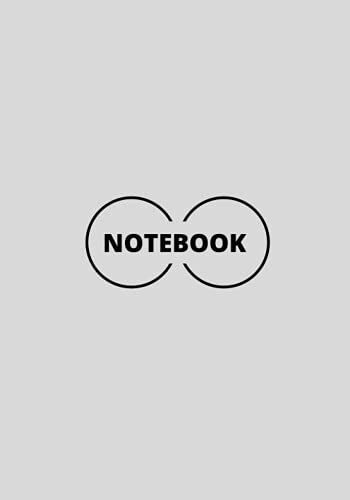 Notebook: Plain Light Ash Notebook With Page Numbers 7×10 Dimension