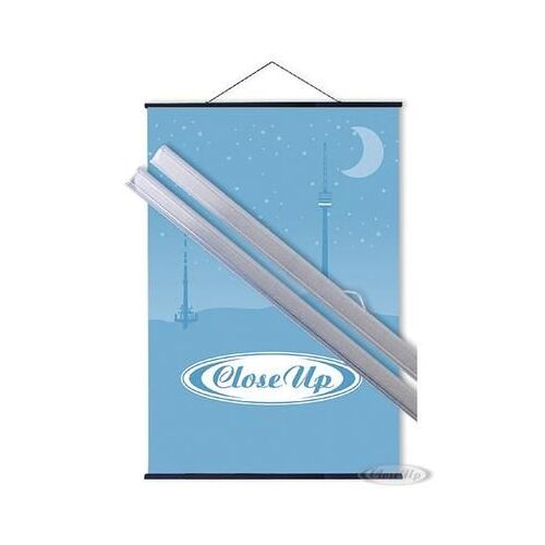 TRINGLES POUR POSTERS, TRANSPARENTES, 100 CM (UNE PAIRE)